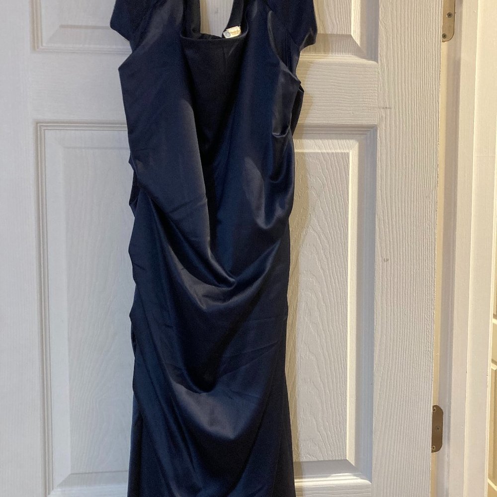Rubber Ducky Productions Inc. Navy Blue dress Size L